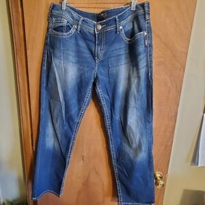 Silver Jeans Co. Sam Boyfriend Sz W33 L28.